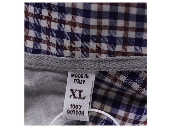 Camicia a quadri con bottoni Brunello Cucinelli in cotone multicolore - vista 6