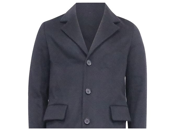 Casaco Sandro Paris em Lã e Cashmere Preto - vista 2