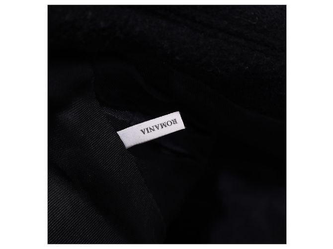 Casaco Sandro Paris em Lã e Cashmere Preto - vista 6