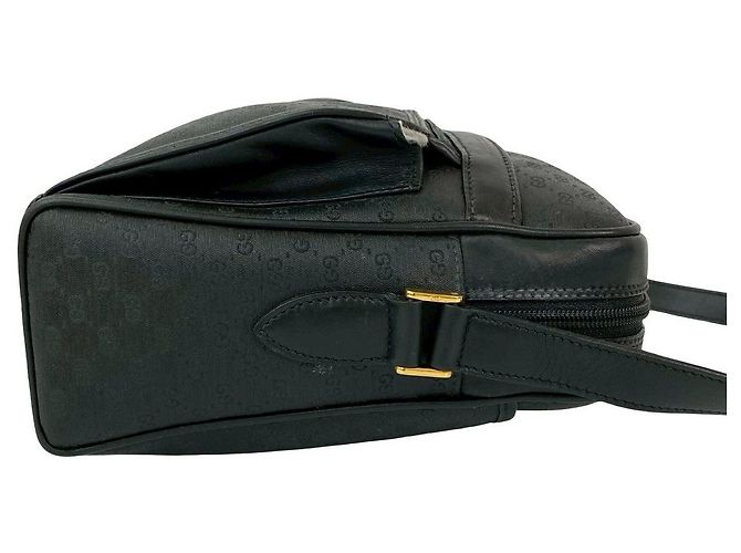 Borsa a Spalla in Pelle Micro GG di Gucci Nero - vista 7