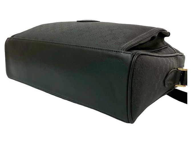 Borsa a Spalla in Pelle Micro GG di Gucci Nero - vista 9