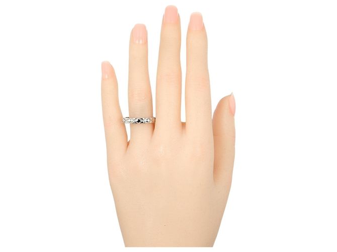 Timeless Chanel Matelassé Pt950 Platinring Silber Metallisch - Ansicht 2