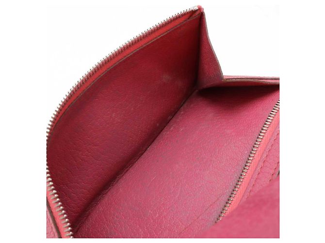 Hermès Béarn Leder Langbörse Pink - Ansicht 9