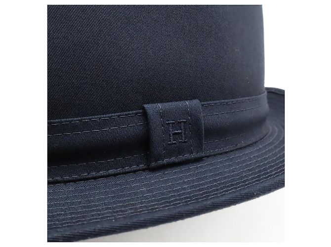 Sombrero de algodón Hermès Azul - vista 5