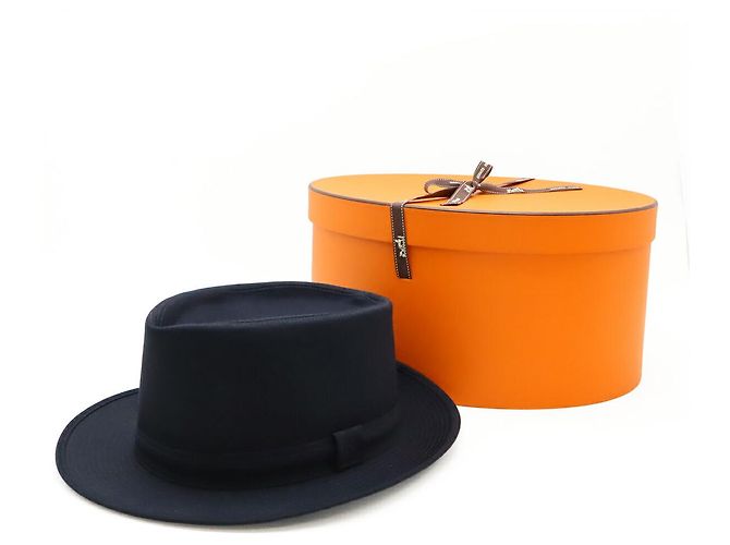 Sombrero de algodón Hermès Azul - vista 8