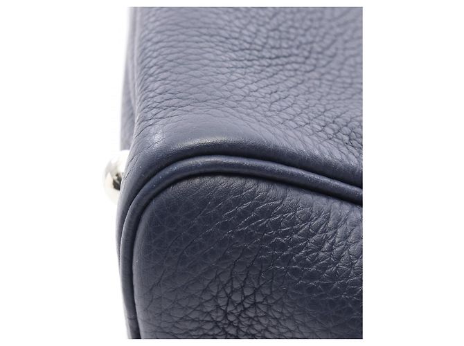 Hermès Borsa in pelle Hermes Victoria 2 12H Blu - vista 2