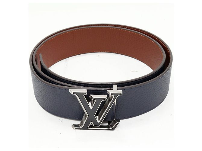 Louis Vuitton LV Tilt Reversible Taurillon 2way Belt Blue - view 3