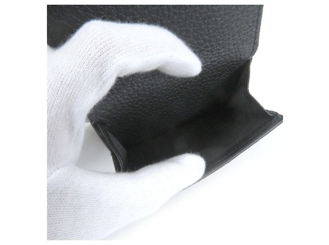 Billetera de cuero plegable Gucci Negro - vista 7