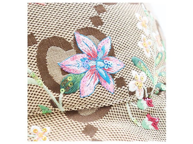 Cappello bucket Gucci GG Marrone Multicolore - vista 2