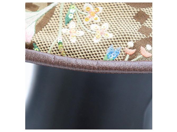 Cappello bucket Gucci GG Marrone Multicolore - vista 4