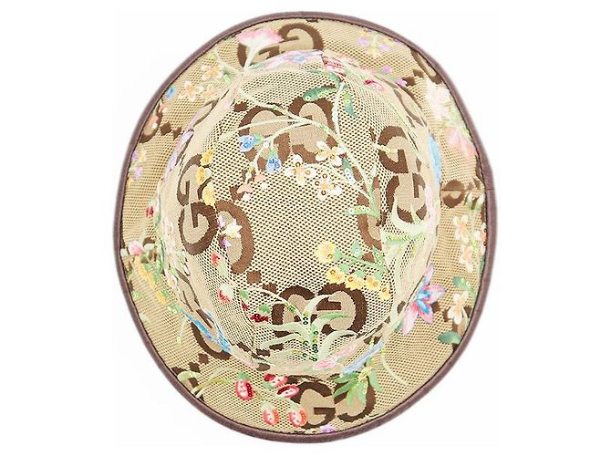 Cappello bucket Gucci GG Marrone Multicolore - vista 7