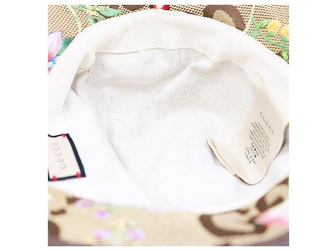 Cappello bucket Gucci GG Marrone Multicolore - vista 9