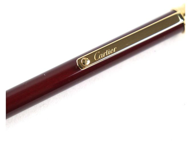 Bolígrafo Santos de Cartier Castaño - vista 7