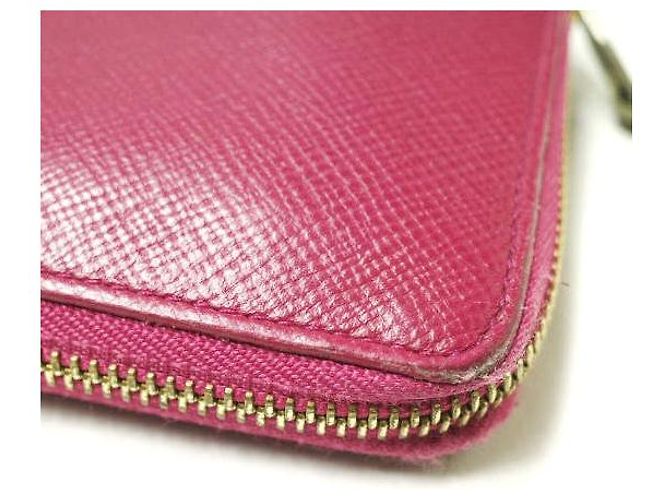 Autre Marque Billetera larga con cremallera PANAMA de Smythson en cuero Rosa - vista 5