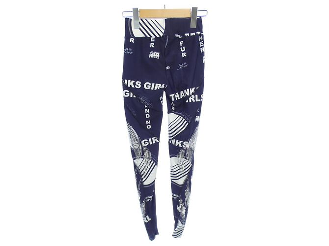 Stella Mc Cartney Pantalones Stella McCartney Blanco Azul marino - vista 2