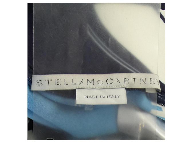 Stella Mc Cartney Pantalones Stella McCartney Blanco Azul marino - vista 4