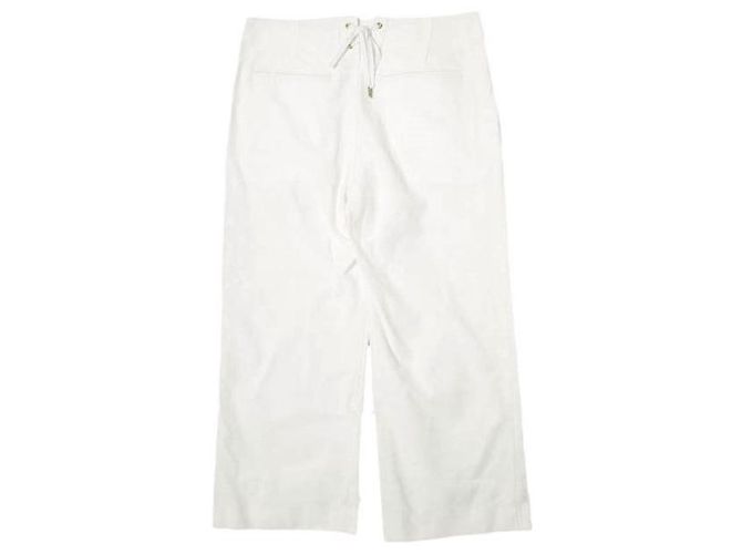 Autre Marque Pantalones Sailor Helder de Algodón Blanco - vista 2