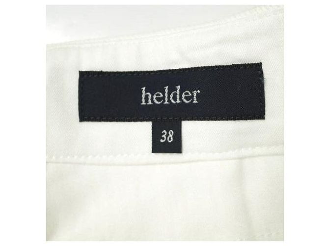 Autre Marque Pantalones Sailor Helder de Algodón Blanco - vista 4