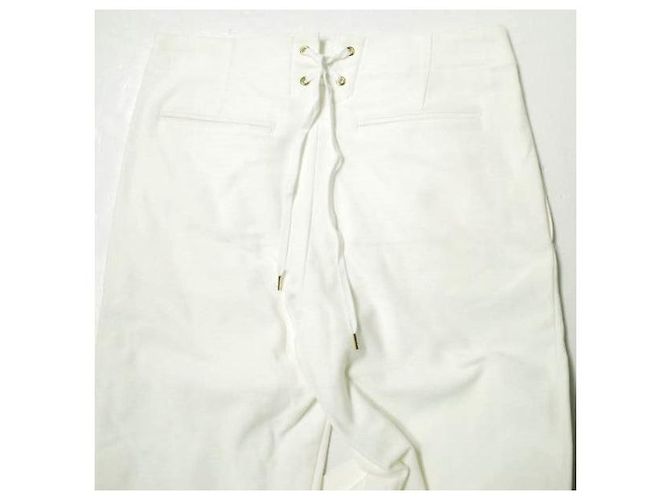 Autre Marque Pantalones Sailor Helder de Algodón Blanco - vista 7