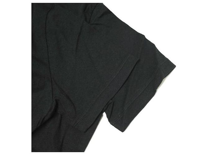Autre Marque Camiseta de algodón U de cuello sólido de White Label por Noblesse Oblige Negro - vista 5