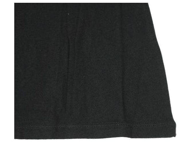 Autre Marque Camiseta de algodón U de cuello sólido de White Label por Noblesse Oblige Negro - vista 6