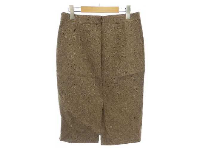 Falda Salvatore Ferragamo Castaño - vista 2