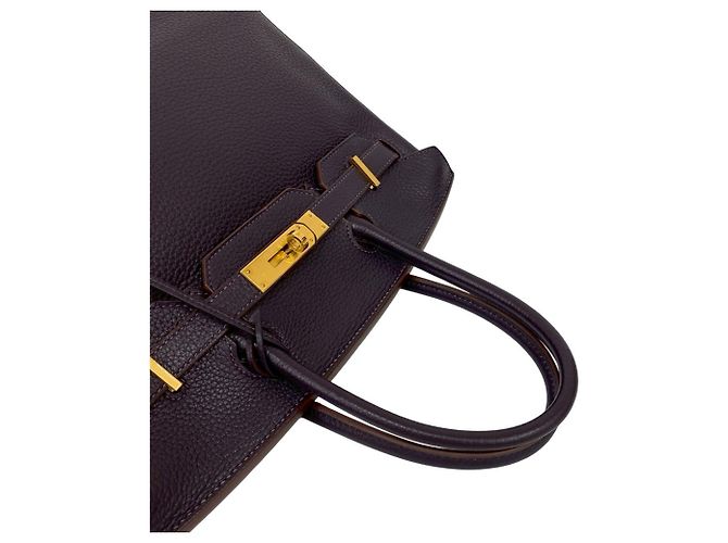 Borsa Hermès Birkin 30 in Taurillon Clemence Porpora - vista 4