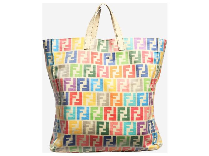 Fendi Mehrfarbige Tragetasche Mehrfarben - Ansicht 3