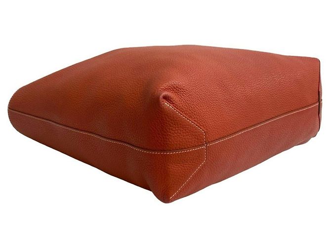 Borsa Tote Double Sens 45 di Hermès Rosso - vista 7