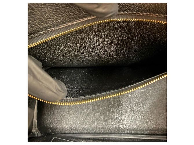 Borsa Hermès Birkin 25 in pelle Togo nera Nero - vista 10