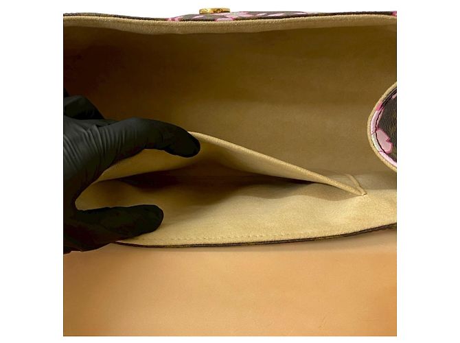 Borsa Retro PM Monogramma Fiore di Ciliegio Louis Vuitton Marrone Rosa - vista 10