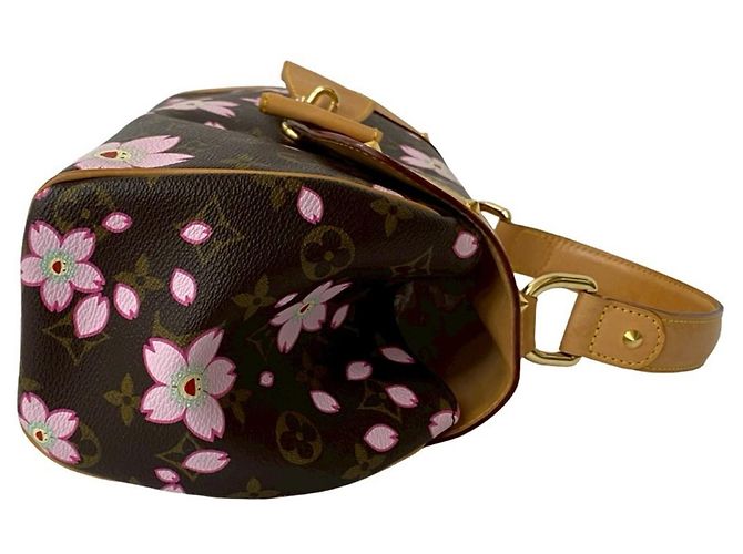 Borsa Retro PM Monogramma Fiore di Ciliegio Louis Vuitton Marrone Rosa - vista 6