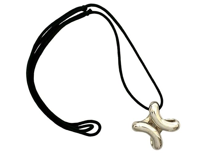 Hermès HERMES Lima GM Silber 925 Halskette Anhänger Choker - Ansicht 5