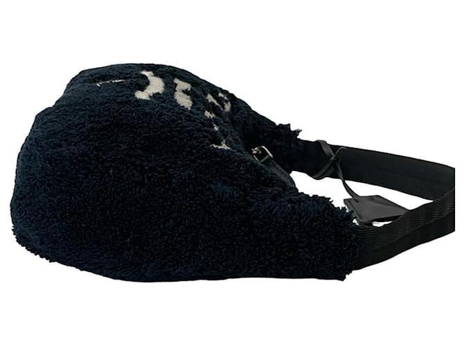 Bolso Prada Terry Mini Re-Edition con logo triangular Negro - vista 6
