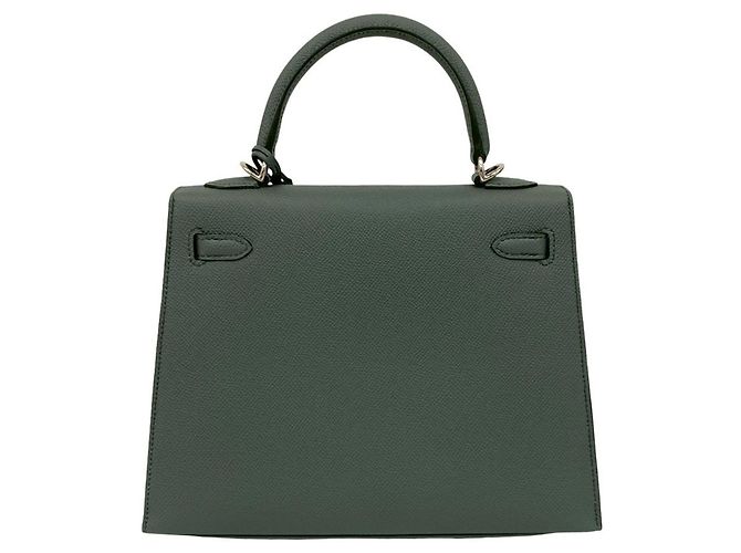 Hermès Kelly 25 Epsom-Leder Handtasche Braun - Ansicht 3