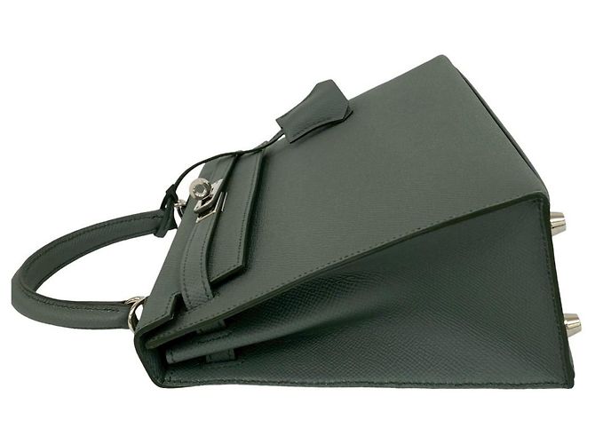 Hermès Kelly 25 Epsom-Leder Handtasche Braun - Ansicht 5