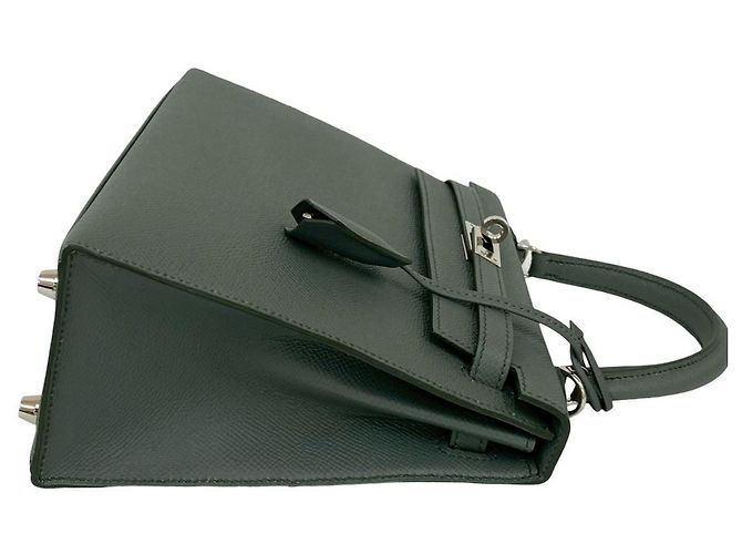 Hermès Kelly 25 Epsom-Leder Handtasche Braun - Ansicht 6