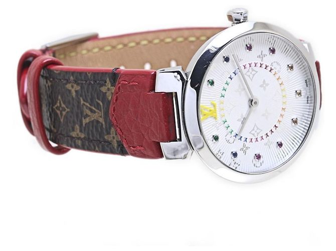 Louis Vuitton Tambour MM Damen Uhr - Ansicht 4