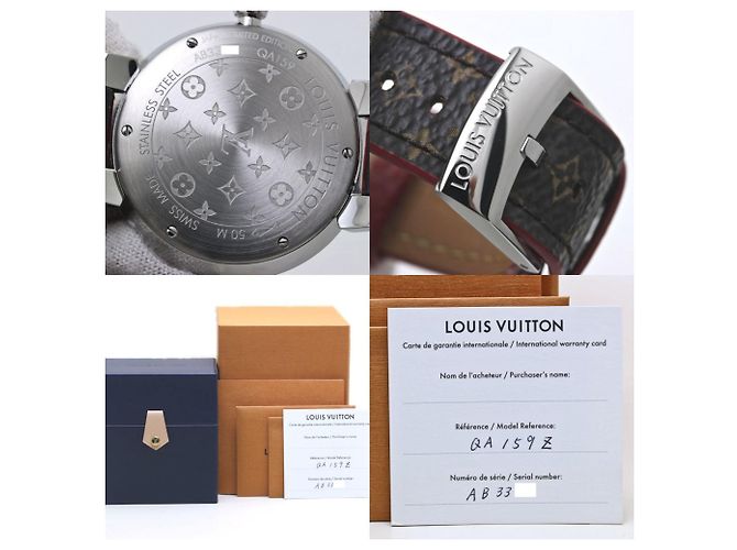 Louis Vuitton Tambour MM Damen Uhr - Ansicht 9