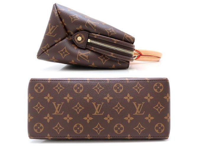 Bolsa Petit Palais PM Monograma Louis Vuitton Marrom - vista 2
