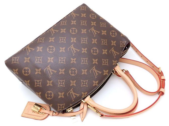 Bolsa Petit Palais PM Monograma Louis Vuitton Marrom - vista 3