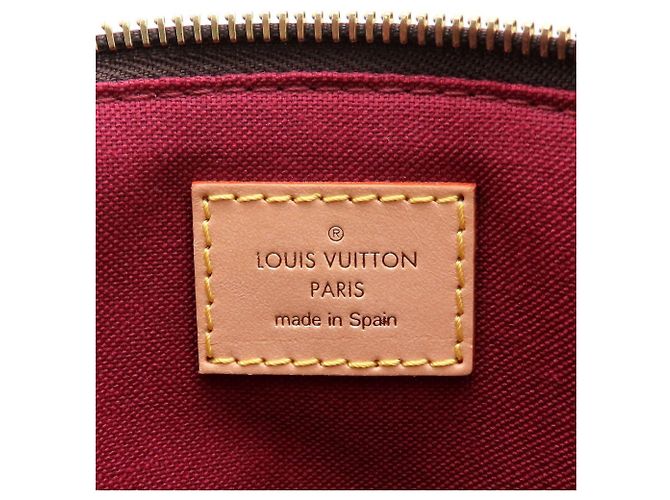 Bolsa Petit Palais PM Monograma Louis Vuitton Marrom - vista 8