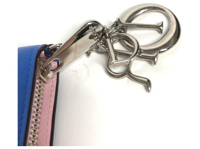 Cartera Larga Christian Dior Negro Azul - vista 5