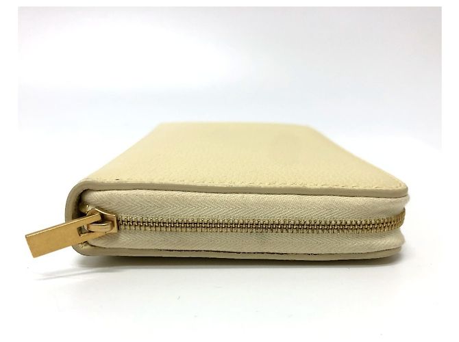 Céline Celine Damen Leder Rundzip Langbörse Beige - Ansicht 6