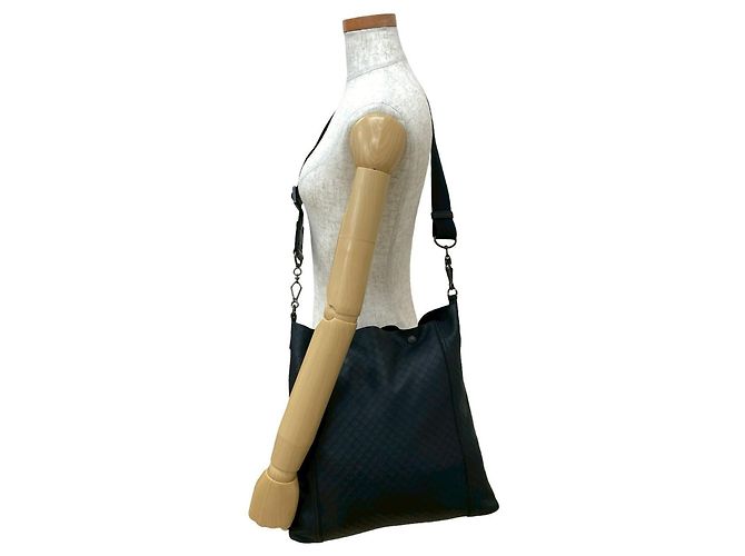 Borsa a Spalla in Pelle Intrecciato di Bottega Veneta Nero - vista 2