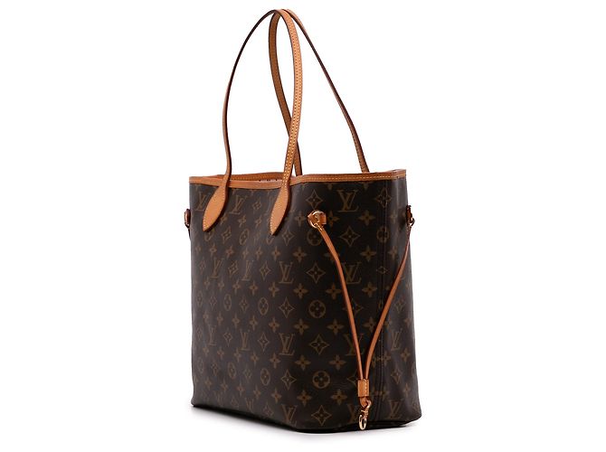 Louis Vuitton Borsa Neverfull MM Monogram Marrone - vista 2
