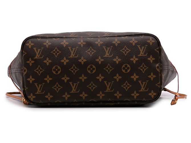 Louis Vuitton Borsa Neverfull MM Monogram Marrone - vista 3