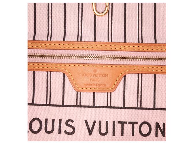 Louis Vuitton Borsa Neverfull MM Monogram Marrone - vista 5