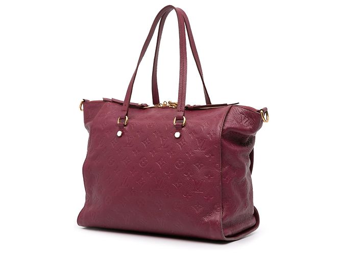 Louis Vuitton Monogram Empreinte Lumineuse PM Rosso Bordò - vista 2