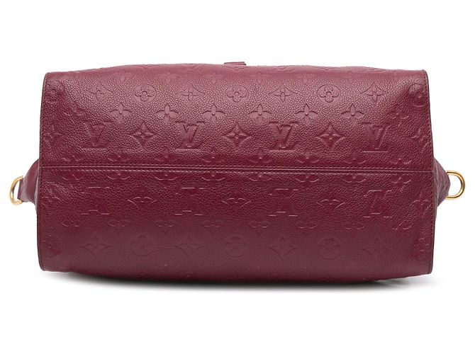 Louis Vuitton Monogram Empreinte Lumineuse PM Rosso Bordò - vista 3